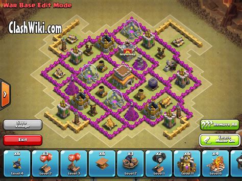 Th8 Clan War Base Clash Of Clans Wiki