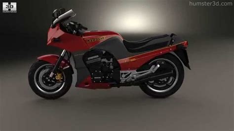 Kawasaki GPZ900R Ninja 1984 3D Model By 3DModels Org YouTube