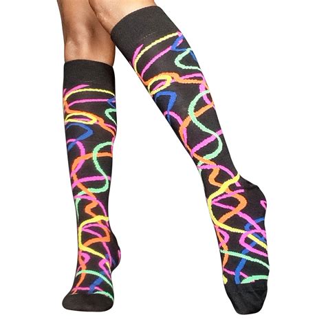 Neon Electric Socks