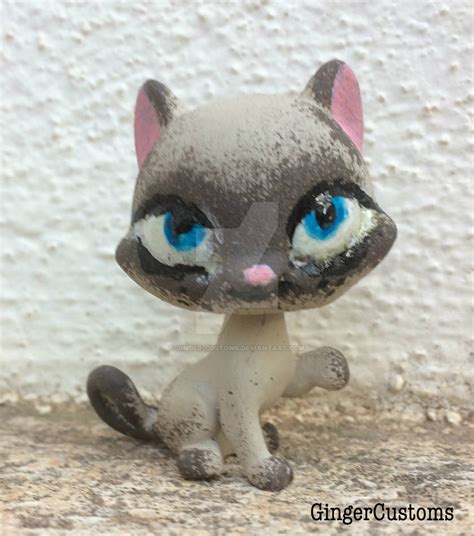 LPS Custom| Siamese Cat by Ginger-Customs on DeviantArt