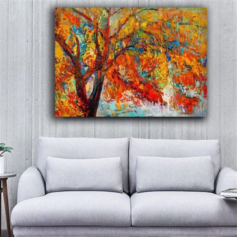 Pc Unframed Canvas Natural Landscape Oil Painting Home Bedroom Decor