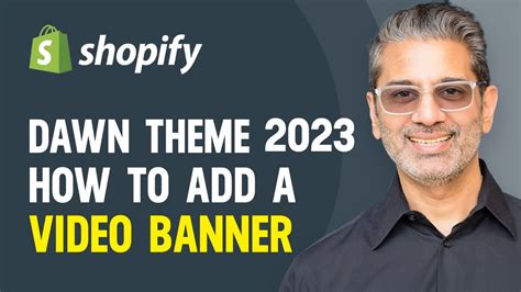 Add Video Banner To Shopify Dawn Theme Version 7 YouTube