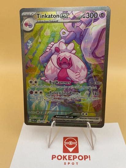 Pok Mon Karta Tinkaton Ex Special Illustration Rare Paldea Evolved