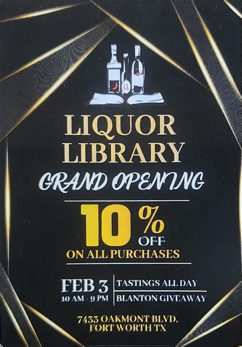 Grand Opening!! They got amazing whiskey selection! : r/whiskeydfw