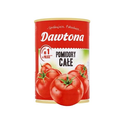 Dawtona Pomidory Bez Skórki Całe 400g