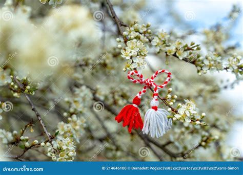 Bulgarian Symbol of Spring Martenitsa Bracelet. March 1 Tradition White and Red Cord Martisor ...