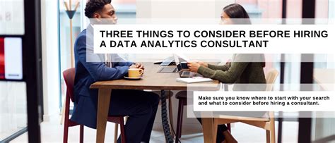 Things To Consider Before Hiring A Data Analytics Consultant