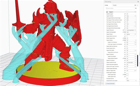 Cómo hacer y configurar soportes en Cura