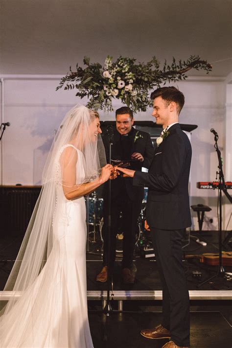 Greenery Wedding At The Harbour Church In Portsmouth With Pronovias