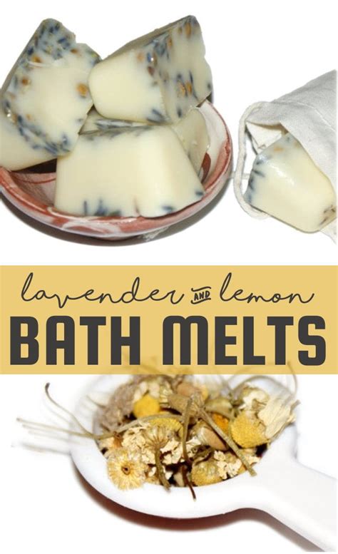 Lemon Lavender Bath Melts Recipe With Beeswax Soap Deli News