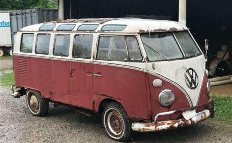 Original Paint Samba 21 Window Vw Bus Barn Finds