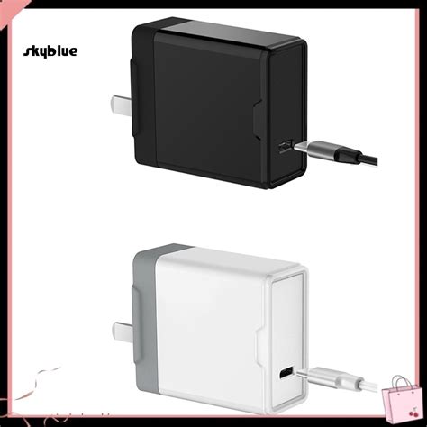 Sy อะแดปเตอร์ซ็อกเก็ตชาร์จเร็ว 18w 30w Type C Pd แบบติดผนัง Shopee