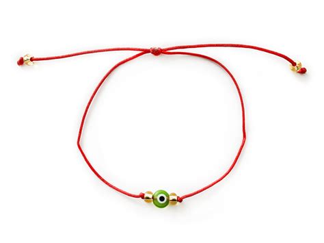 Pulsera Hilo Rojo Ojo Turco Plano Apm