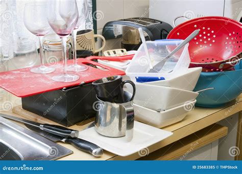 Cleaning Dishes stock image. Image of dishwater, plates - 25683385