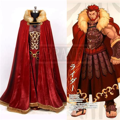 Fategrand Order Fate Zero Servant Rider Iskandar Uniform Full Set