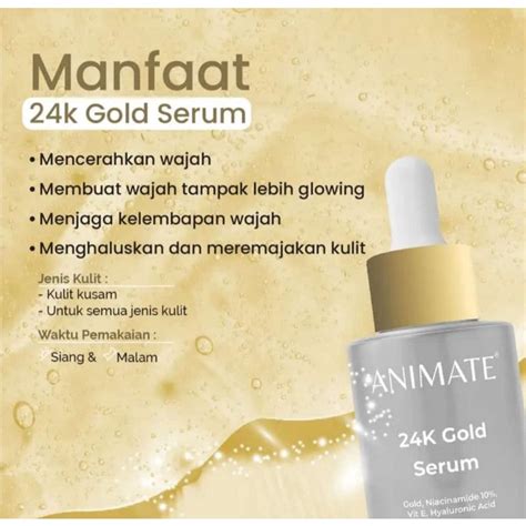 Jual Animate Serum 24 Gold Original Shopee Indonesia