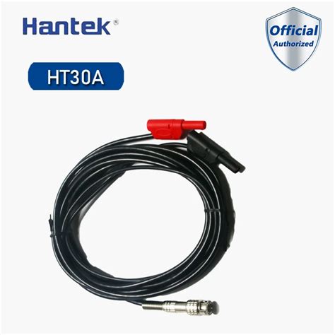 Hantek teste de cabo osciloscópio ht30a adaptador de cabeça dupla