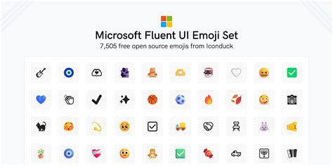 Microsoft Fluent UI Emoji Set by Iconduck | Figma