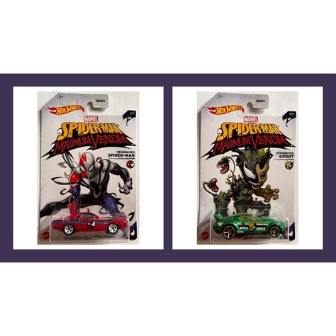 Hot Wheels Spider Man Maximum Venom Dodge Hemi Challenger