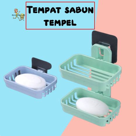 Jual Master Belanja Tempat Sabun Batang Tempel Dinding Tanpa Paku Rak