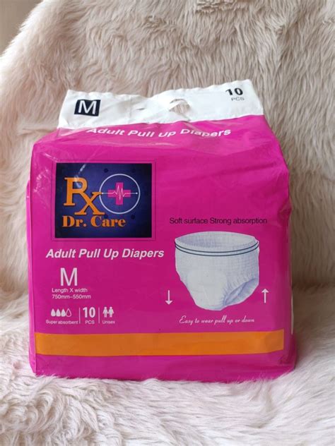 Rx Dr Care Adult Pull Up Diaper 10pcs Per Pack Health And Nutrition