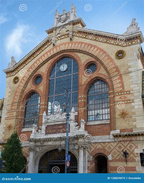 The Central Market in Budapest - Hungary Editorial Image - Image of