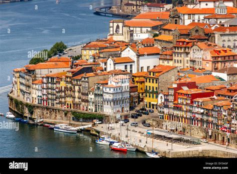 Ribeira Houses Ribeira District Porto Portugal Stock Photo 68344879