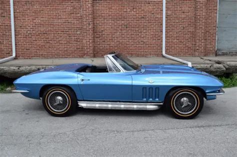 Nassau Blue Corvette Convertible For Sale Photos Technical