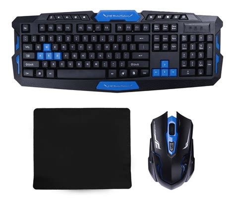 Ratón Y Teclado Inalámbrico 2 4g De Juego Set Kit De Ordenad 2 439