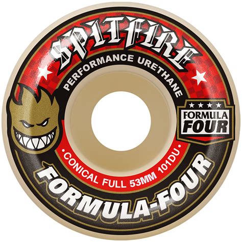 Spitfire Formula Four Conical Full Wheels 101D 53mm 53mm 1071394 53mm