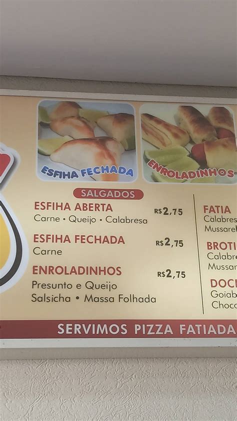 Menu Em Esfiha Da Sete Pub Bar Campo Grande