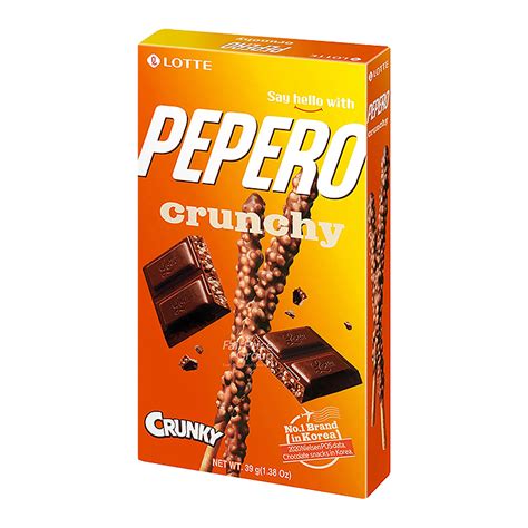 Lotte Pepero Crunky Crunchy Korean Chocolate 32 Grams Valuemart