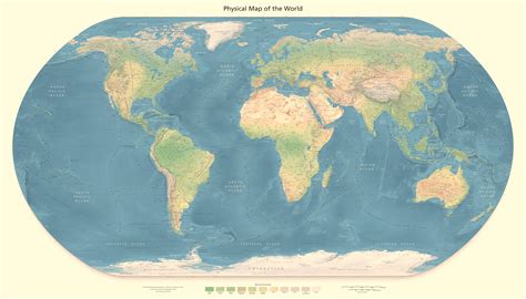 Exploring The World Through Physical Maps Map Of The Usa