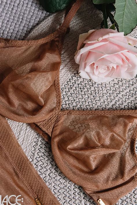 Gossard Glossies Beha F J Cup BRONZE Lace Lingerie Nl
