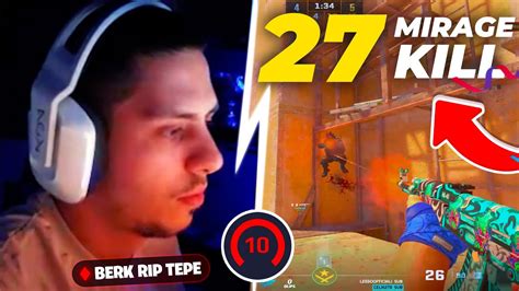 Berk Rip Tepe Mirage De Show Yap Yor Kill Cs Faceit Youtube