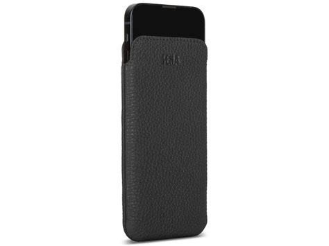 Sena Ultraslim Sleeve Zwart Leer Iphone Hoes