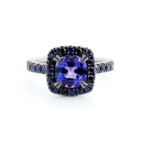 Tanzanite Cushion Cut Engagement Ring – Luisa Verling Jewellery