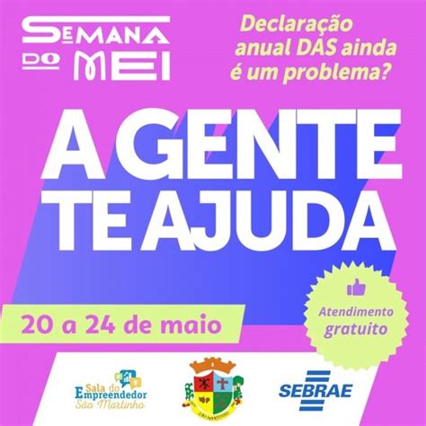 Semana do MEI 2024 em São Martinho Sympla