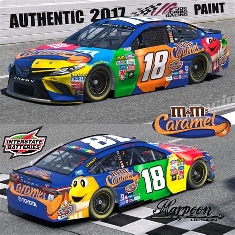 2017 Authentic JGR Kyle Busch M M Caramel Camry By Brantley Roden