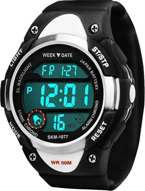 Enfants Sports Digital Montres Pour Gar Ons Atm Ext Rieur Tanche