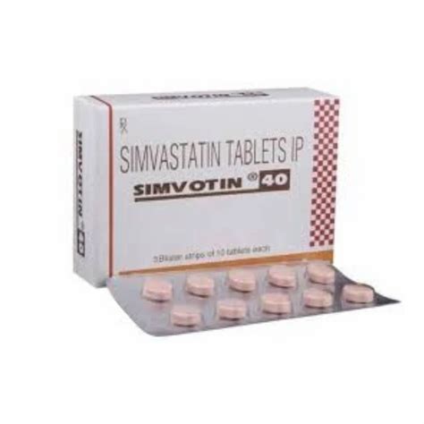 Simvastatin Tablets 40 Mg At Rs 300 Stripe Zocor In Nagpur ID