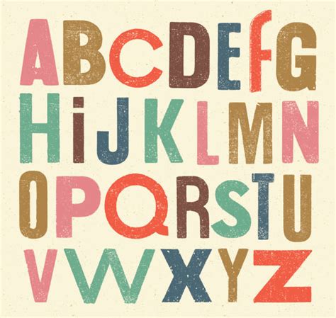 Illustrated Alphabet Letters Stock Vectors Istock