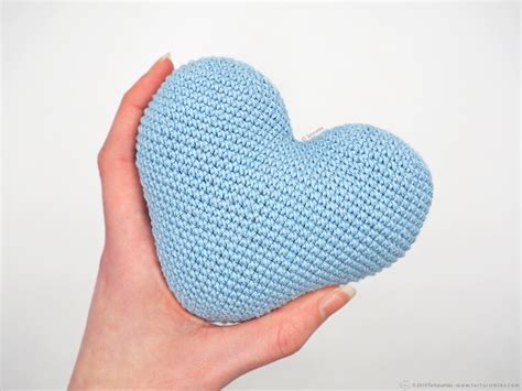 Patrón de Corazón a Crochet Amigurumi MUY FÁCIL para San Valentín