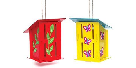 Baker Ross Wooden Butterfly House Kits