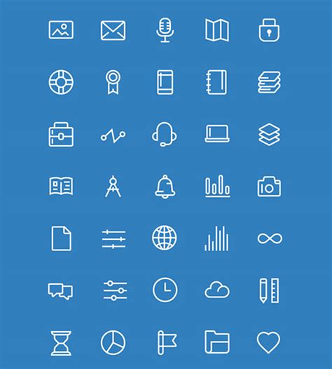 50 Free And Useful Gui Icon Sets For Web Designers Hongkiat