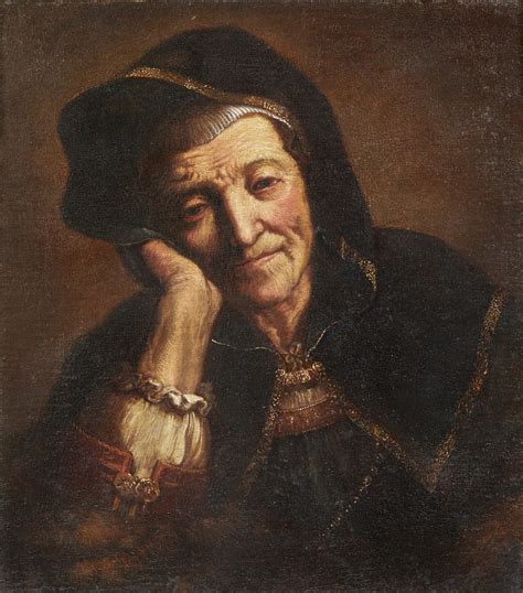 Ritratto Di Anziana Bellotti Pietro