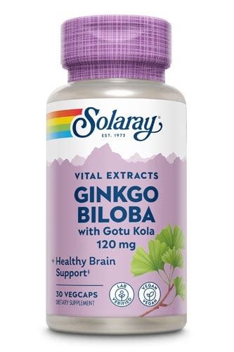 Solaray Ginkgo Biloba 30 Capsules Vitacost