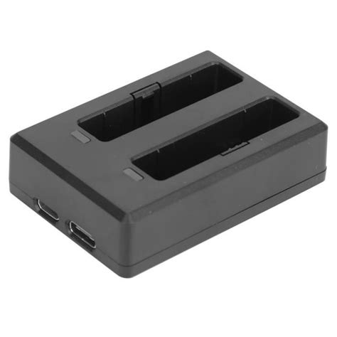 GOTOTOP Chargeur de batterie SJCAM A10 Chargeur portable à double fente