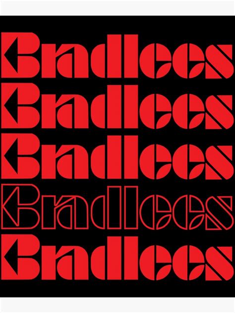 "Bradlees Department Store " Poster for Sale by omakamattiia | Redbubble