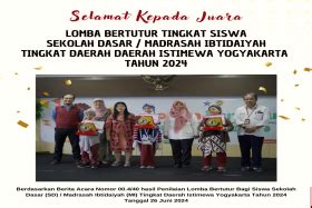 Pengumuman Juara Lomba Bertutur Bagi Siswa SD MI Tingkat DIY Tahun